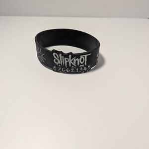 Hot Topic Black Slipknot Bracelet